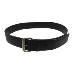 PRADA プラダ ベルト ロゴバックル ベルクロ レザー ベルト剣先固定マジックテープ イタリア製 ブラック 85/34 남성 중고