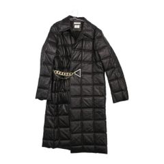 BOTTEGAVENETA ボッテガヴェネタ コート ダニエル・リー期 キルティング 羊革 ラムレザー アウター ブラック 38【M】 レディース 【中古】