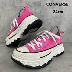 CONVERSE コンバース オールスター トレックウェーブ OX ALL STAR TREKWAVE 24cm ピンク 厚底スニーカー ローカット 1SD682 レディース キャンバス シューズ 靴 カジュアル ★ ■◇ ◇■