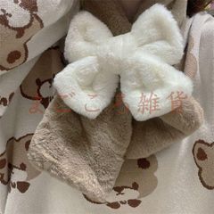 ファーマフラー ティペット ファー マフラー リボン レディース マフラー ファー エコファー フェイクファー 小顔効果 ティペット ネックウォーマー 無地 シンプル モコモコ ふわふわ 暖かい かわいい 防寒 秋 冬
