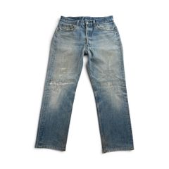 80s 리바이스 501 USA제 W34 빈티지 데님 버튼 뒷면 552 Levis 청바지 헌옷 데미지 분위기 2604-0077