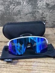 KM193 オークリー OAKLEY SUTRO Lite サングラス アイウェア 白 PRIZM ROAD レンズ傷