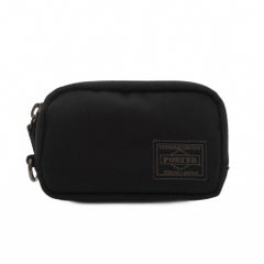 ポーター PORTER 상태좋음 653-09113 DILL MULTI COIN CASE マルチコインケース ミニポーチ ロゴ 刺繍 ファスナー式開閉 黒 ブラック KB