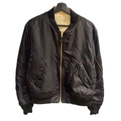 フリークスストア FREAKS STORE MA-1 リバーシブル ブルゾン M 黒 ブラック アイボリー