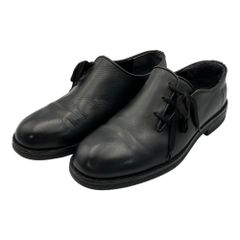 COMME des GARCONS HOMME PLUS(コムデギャルソンオムプリュス) 1980's Side-laced leather shoes サイド レースアップ レザー シューズ PK-05101 24.5cm ブラック 80年代