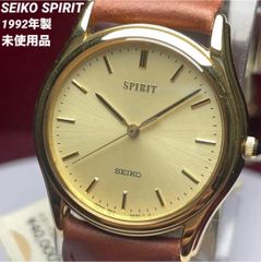 희귀 미사용 1992년제 SEIKO 스피릿 배터리 변환 고정밀 쿼츠 빈티지 골동품 세이코 SPIRIT QUARTZ 일본제 가동