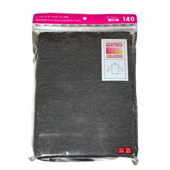 UNIQLO ユニクロ HEATTECH ヒートテック タートルネックT 長袖 キッズ 140cm ダークグレー 子供服 インナー 肌着 防寒 保温 ストレッチ 179-069584