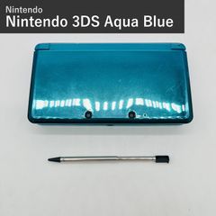 任天堂 Nintendo ニンテンドー3DS 本体 アクアブルー Aqua Blue CTR-001 携帯ゲーム機 タッチペン付属 3Dスライダー SDカードスロット ワイヤレス通信 Wi-Fi 裸眼3D メーカー生産終了 중고