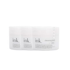 ink.（インク）クレンジングバーム 3個セット (クレイ（無香料）) 90g × 3個
