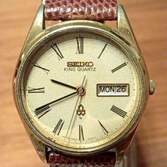 セイコー SEIKO KING QUARTZ キングクォーツ 4823-8110 稼働品 デイデイト ゴールド メンズ腕時計