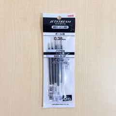 三菱鉛筆 ジェットストリーム 単色用 0.38mm 替芯 5本セット SXR-38 5P