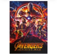 124A3 アベンジャーズ ポスター インフィニティウォー インテリア マーベル