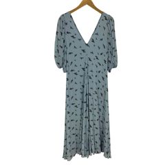 ガニー Ganni Floral Georgette Dress フローラル ジョーゼット パフスリーブ ドレス レディース 36