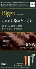 【同じ商品3点セット】【ホーユー】ビゲン リピカラー 5NA 深いナチュラリーブラウン【ヘアカラー・白髪用】