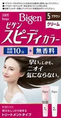 【単品】【ホーユー】ビゲン スピーディカラー クリーム 5 ブラウン【ヘアカラー・白髪用】
