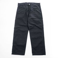 Levi's ダック地 ワークパンツ L ブラック キャンバス ワイド WORKWEAR FIT A1136-0001