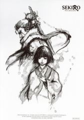 SEKIRO NO DEFEAT 방문자 특전 기시다 타카히로 비주얼 보드 1주차