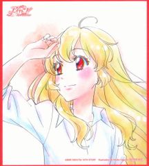 アイカツ!10th STORY 未来へのSTARWAY 来場者特典 やぐちひろこ イラストカード 星宮いちご 3週目
