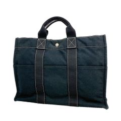 エルメス Hermes エルメス バッグ・トートバッグ フールトゥMM キャンバス ブラック レディース