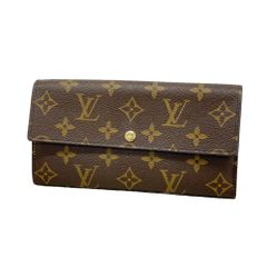 ルイ・ヴィトン(Louis Vuitton) ルイ・ヴィトン 長財布 モノグラム ポルトフォイユサラ M61734 ブラウンレディース