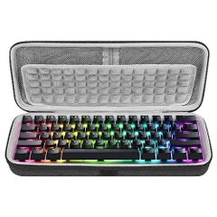 Geekria 60% コンパクトキーボードケース、61 キーコンピュータメカニカルキーボード用ハードシェルトラベルキャリングバッグ、ロジクール Logicool G PRO X 60、レイザー Razer Huntsman Mini 60% f957ff18