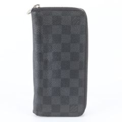 ルイヴィトン ダミエ グラフィット ジッピー ウォレット ヴェルティカル N63095 長財布 ラウンドファスナー メンズ UNM EP48-4 중고