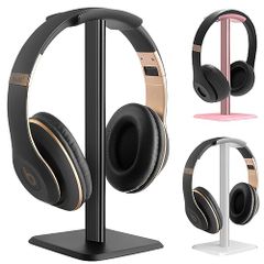fogman ヘッドホンスタンド 卓上 ヘッドホンホルダー アルミ合金 湾曲フック 滑り止め 組み立て簡単 おしゃれ ブラック 湾曲フックでバンドを面支え,バンドの変形を防ぐ設計,滑り止めベースで安定,アルミ合金のマット質感,工具不要の3 84fa3d20