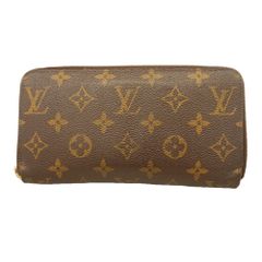 루이비통 Louis Vuitton 루이비통 긴 지갑 모노그램 지피 지갑 M60017 브라운 남성 여성