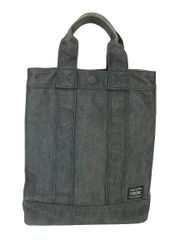 포터 PORTER 토트 가방 핸드 로고 원 포인트 그레이 QQQ ☆AA★