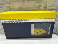 L8-50 ◇ 폼폼푸린 ラインストーンデニム風長財布 프라이즈(게임센터 경품) 品 開封済み