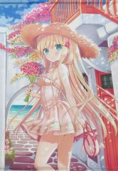 중고 タペストリー 結城リカイラスト 2021/07/02 B1タペストリー 姫繰三六五タペストリーコレクション