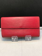 LOUIS VUITTON ルイヴィトン 長財布 エピ レッド系 3832