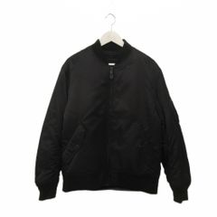 ユニクロ UNIQLO MA-1ブルゾン L 中綿 ブルゾン ブラック 黒 アウター 上着