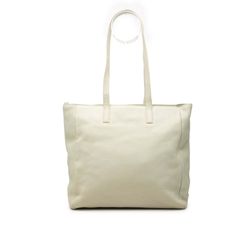 プラダ 三角ロゴプレート ヴィッテロダイノ トートバッグ ショルダーバッグ BR4711 グリーン系 ホワイト系 レザー レディース PRADA【1-0270908】