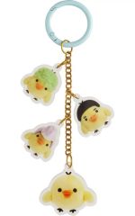 新品 キーホルダー キイロイトリ キーホルダー ぬいフォトシリーズ " 리락쿠마 "