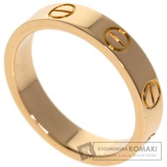 CARTIER カルティエ ミニ ラブリング #47 リング・指輪 K18PG レディース [中古]