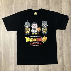 新品 BAPE × ドラゴンボール 超 スーパーヒーロー Tシャツ Mサイズ Dragonball MILO a bathing ape マイロ エイプ ベイプ yb85