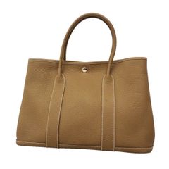 6kd5017 エルメス トートバッグ ガーデンパーティPM ネゴンダ エトゥープ シルバー金具 C刻印 중고 여성