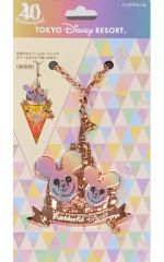 【中古】キーホルダー ミッキーマウス(バルーン/背景シンデレラ城) バッグチャーム 「東京ディズニーリゾート40周年 “ドリームゴーラウンド”」 東京ディズニーリゾート限定