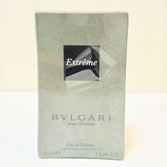新品未開封　BVLGARI pour homme EXTREME eau de toilette ブルガリ　プールオム　エクストリーム　エクストレーム　オードトワレ　香水　30ml