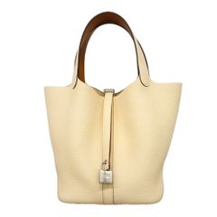 エルメス Hermes エルメス ハンドバッグ ピコタンロックMMエクラ トリヨンクレマンス ナタ セサミ Z刻印レディース