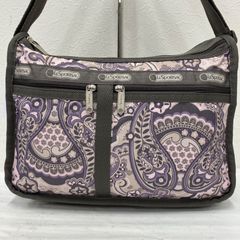 A812 LeSportsac レスポートサック デラックスエブリデイ ショルダーバッグ ペイズリー パープル レディース 軽量