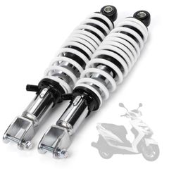 Kanoan ヤマハ用 リアサスペンション 290mm 320mm シグナスX SR マジェスティ 125 250 マグザム 社外品 ホワイト ホワイト