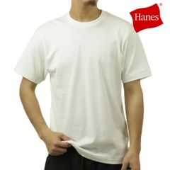 헤인즈 맨즈 반소매 T셔츠 공인 대리점 HANES 크루넥 시로 무지 HANES SHIRO SHORT SLEEVE THE BEST OF WHITE T-SHIRTS 1P HM1-X201 010 WHITE