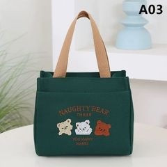 ランチバッグ レディース お弁当袋 手提げバッグ キャンバスバッグ トートバッグ 帆布バッグ 収納バッグ ミニバッグ 通勤 通学 おしゃれ シンプル かわいいc