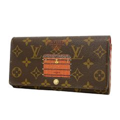 ルイ・ヴィトン Louis Vuitton ルイ・ヴィトン 長財布 モノグラム ポルトフォイユサラトランク M60415 ブラウンレディース