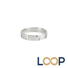 カルティエ ■新同■磨き済■ ミニラブ リング 指輪 アクセサリー K18 WG750 ホワイトゴールド #49 約3.0g 【746741】5