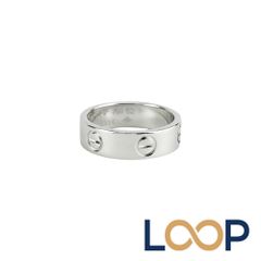 カルティエ ■新同■磨き済■ ラブ リング 指輪 アクセサリー K18 WG750 ホワイトゴールド #52 約7.0g 箱 【746253】5