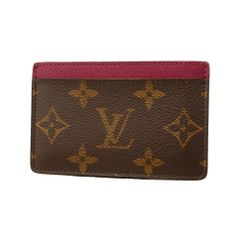 루이비통 Louis Vuitton 루이비통 명함 보관함 카드 케이스 모노그램 포르투컬트 서플 M60703 퓨샤 여성
