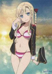 중고 ポスター アニメ A3お風呂ポスター ヴィルヘルミーナ 「みんなの 쿠지 ハイスクール・フリート」 D賞